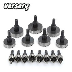 Versery 하이 퀄리티 고속 스틸 드릴 비트 구멍 톱 스테인레스 금속 알루미늄 합금 핫 HSS 12 80mm, 60mm, 1개