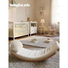 어린이 유아 밸런스 보드 장난감 쿠션 매트 장난감, 1개, 화이트 베개만 (보드 패드 미포함)