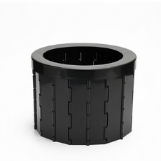 누심비 캠핑 변기 접이식 간이 이동식, 캠핑 성인 변기 (뚜껑없음) 전용봉투 12장