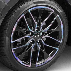 홀로그램 휠 스티커 K5 DL3 19인치 차량1대분 4짝, 1개, 색상