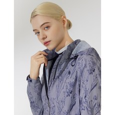 [슈페리어] 26SS 봄 NEW 베스트 간절기 데일리 골프 여성 플라워 프린트 후드 점퍼