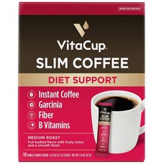 비타컵 지니어스 인스턴트 커피 패킷 에너지 및 집중력 향상 케토 커피 핫 또는 콜드 브루 서빙 MCT