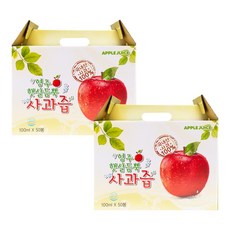 영주 햇살듬뿍 사과즙+4포 추가 증정, 5L, 100포