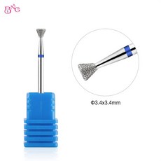 BNG NEW 발드 네일 비트 전동 매니큐어 그라인딩 도구 큐티클 제거 다이아몬드 밀링 커터, 01 TP-N035RD-M