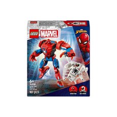 레고 슈퍼히어로 마블 76308 스파이더맨 로봇 대 안티 베놈, 혼합색상, 1개