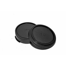 캐논 FD 렌즈캡 / 바디캡 세트 __ Canon FD rear lens cap/camera body cap set, 1개