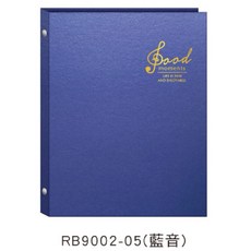 25K精裝六孔夾 活頁夾 A5孔夾 六孔活頁夾 資料夾 文件收納整理, 藍音, 1個