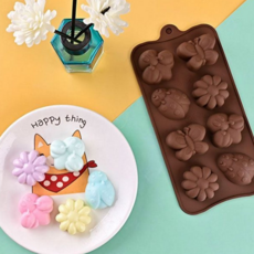 실리콘 초콜릿 몰드 음식용 데코레이션 케이크 초콜릿 베이킹 몰드 만들기 곤충 젤리 방향제 다용도 레진