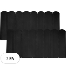 슈와츠코리아 캠핑 버너 바람막이 60 x 120 cm, 블랙, 2개