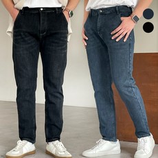 미제이 남성 스판 청바지 사계절 데님 팬츠