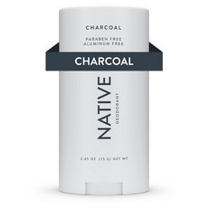 Native 네이티브 데오드란트 스틱 차콜 남녀공용, 3개, 75g