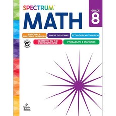 Spectrum Math Workbook Grade 8