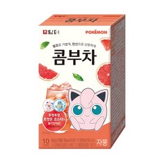 담터 콤부차 레몬/자몽/샤인머스캣/망고리치 10T 포캣몬 코스터 1개 랜덤증정, 5g, 10개입