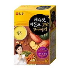 담터 캐슈넛 아몬드 호박고구마차 18g 40개입, 19개