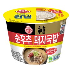 오뚜기 컵밥 얼큰 순후추 돼지국밥, 3개, 311.5g