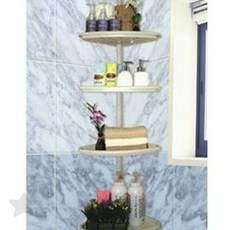 수직형 다층 욕실 3단 선반 화장실 수건 정리대 방수 벽면 공간 활용, 본상품선택, 1개, 상세페이지 참조