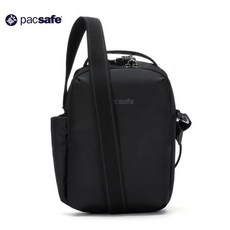 Pacsafe V Tour Crossbody 防盜多功能斜背包, 黑