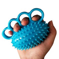 손가락 소근육 재활운동 스트레칭 돌기형 실리콘 손악력기 마사지 그립볼, 단품, 1개