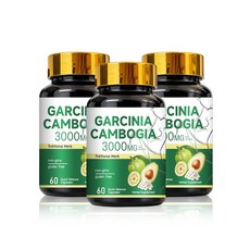 藤黃果膠囊 3000MG 草本保健食品 促進代謝, 1個, 60顆