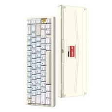 [국내정품] WOB ZEN65 풀 알루미늄 기계식 커스텀 키보드, 치즈화이트/PC/HMX 바이올렛 스위치, ZEN65 lite, 제조사축