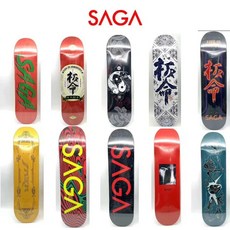 SAGA 滑板板面，川渝本土滑板品牌，文化有趣，大logo，澎湃腳感, 如圖所示, 1個