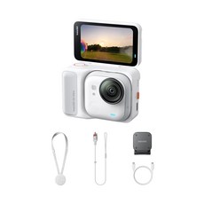 Insta360 GO Ultra運動相機，輕巧便攜，高畫質錄影，多功能配件，直覺操作，堅固耐用, 白色 無卡, Insta360 Go Ultra