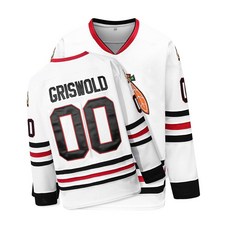 130621 남성용 아이스 하키 저지 - 스티치 글자와 숫자 #00 X-Mas 저지 남편 아버지 화이트 S-3XL 화이트. 3XL