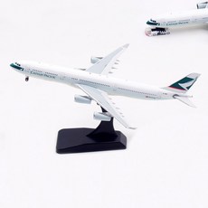 Aviation 캐세이퍼시픽항공 A340-300 비행기 모형 다이캐스트 1:400, 비행기모형+항공기견인차(토잉카)