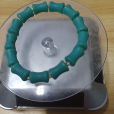 8mm綠松石竹節款手串，天然優質綠松石，簡約時尚設計，寓意吉祥，帶來好運與美好祝福, 1個