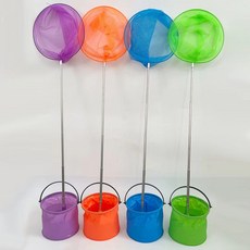 수 곤충 잡기 텔레스코픽 장난감 나비 그물 85cm 해변 뜰채 모래 게임 낚시 물고기, 1