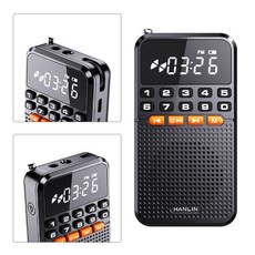 HANLIN FMBT1 迷你藍牙FM收音機小霸王 藍牙喇叭 MP3 重低音 USB充電 迷你音響 收聽廣播, FMBT1主機(不含記憶卡)