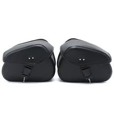 바이크 오토바이 사이드 가방 자전거 수납함 할리 스즈키 가와사키 CMX500 혼다 야마하 가방에 대한 유니버설 PU 전기 안장 도구 수하물 패키지, [01] 옵션1