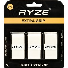 테니스 라켓 손잡이 오버그립 소모품 라이즈 파델 그립 - 라켓용 흰색 오버 추가적인 편안함과 그립감 미끄럼 방지 초땀 흡수성 방진 피클볼 배드민턴 및 라켓과 호환 120cm