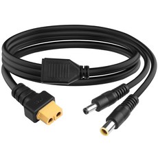 TIENFOKOTA XT60 어댑터 케이블 XT60-커넥터 어댑터 1M 14AWG / 16AWG 휴대용 발전소 태양광 패널 XT60 ~ DC5521 및 DC7909, XT60 to DC5521 and DC7909
