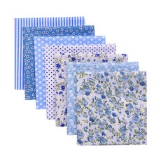 원단 천 코튼 꽃 패치 패턴 프린트 바느질 모듬 공예 100% 인형 수제 DIY 워크 틸다 25x25cm, b11, 7개