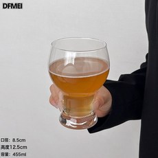 DFMEI 精釀啤酒杯玻璃扎啤杯大號創意大容量酒杯高腳酒吧, 1個