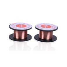 카이로스 컨퍼니 에나멜선 구리선 0.1mm 납땜 점프 와이어 릴, 2개구리선CM002753, 1개