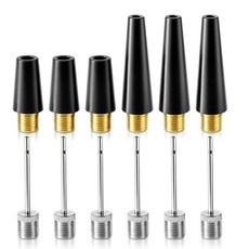 황동 자전거 펌프 어댑터 12개 니들 노즐 어댑터/펌프 어댑터 황동 자전거 펌프 어댑터 자전거 슈레이더 밸브 어댑터 볼 펌프 니들 세트 니들 팽창 표준 펌프 또는 공기 압, 황동 자전거 펌프 어댑터 12개, 니들 노즐 어댑터/펌