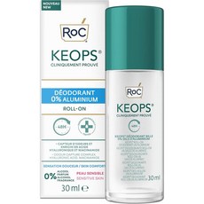 RoC 알오씨 케옵스 데오드란트 롤온 0% 알루미늄, 2개, 30ml