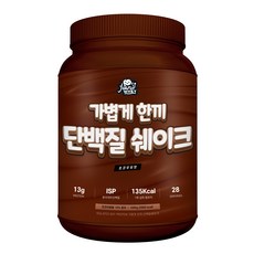 가볍게한끼 단백질쉐이크 프로틴 식사대용 초코맛, 1개, 1kg