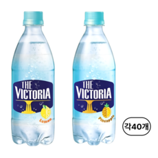더 빅토리아 탄산음료 레몬 500ml 40개 + 파인애플 500ml 40개, 80개
