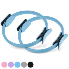 메디플릿 요가 써클 홈트 운동 기구 필라테스 링, 블루, 2개