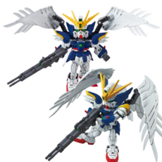 SD 신기동전사 건담W XXXG-00W0 윙건담 제로 EW 히이로 유이 프라홈액션베이스, 1개