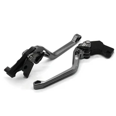 조절 가능한 짧은 롱 브레이크 클러치 레버 액세서리 Aprilia SX125 2008 오토바이, 11 168mm Gray, 01 빠른