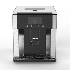 家用商用台式制冰冷水二合一制冰机 110V全自動製冰機 小型冰塊機 自來水 桶裝水進水 營業製冰機 商用製冰機, 黑色制冰冷水一体机 110V