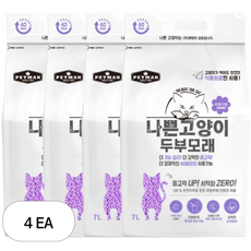 와루이네코 두부모래, 4개, 7L