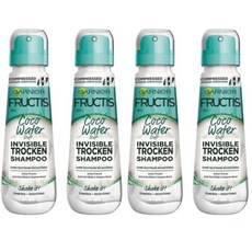 가르니에 인비저블 드라이 샴푸 코코넛 100ml x 4