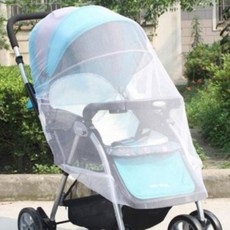 유모차모기장 프리사이즈 유모차 모기장 밴딩형 0세이상 사용가능, 1개, 화이트