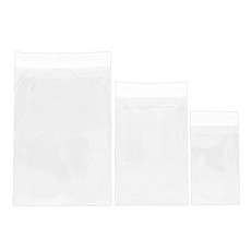 OPP 투명 접착 비닐봉투 18x22+4cm 200장