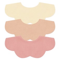 메르베 유아 플라워링 롤링빕 아기 턱받이 3종세트